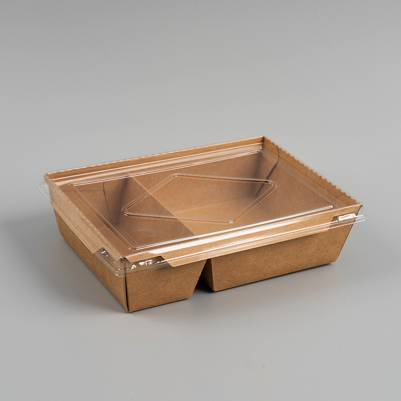 Dubbele compartiment Kraft Paper Box met huisdierafdekking